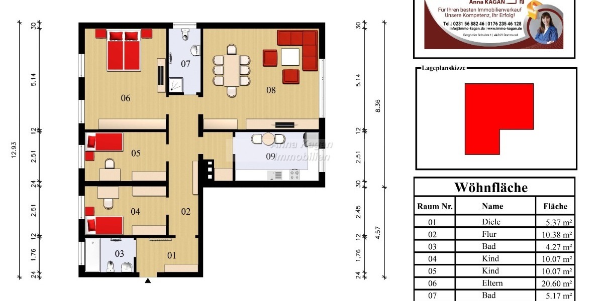 4- Zimmerwohnung mit Potenzial in Dortmund-Wellinghofen 4 zimmer