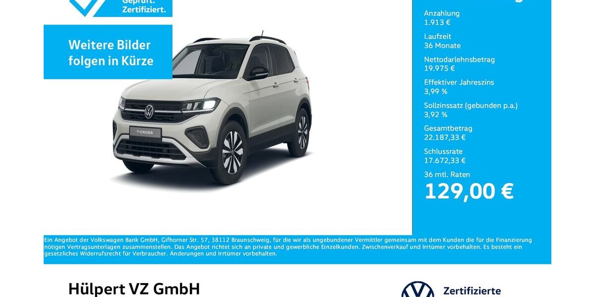 VW T-Cross 9.832 km 21.677 &euro; Dortmund 44379