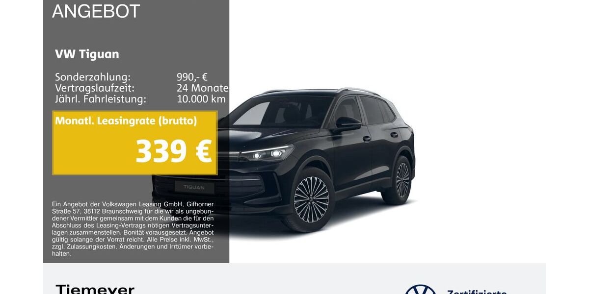 VW Tiguan 9.250 km 34.790 &euro; Bochum 44892