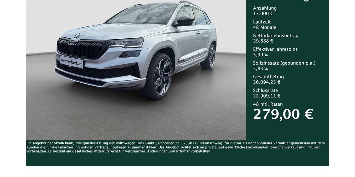 Skoda Karoq 13.900 km 42.888 &euro; Dortmund 44309