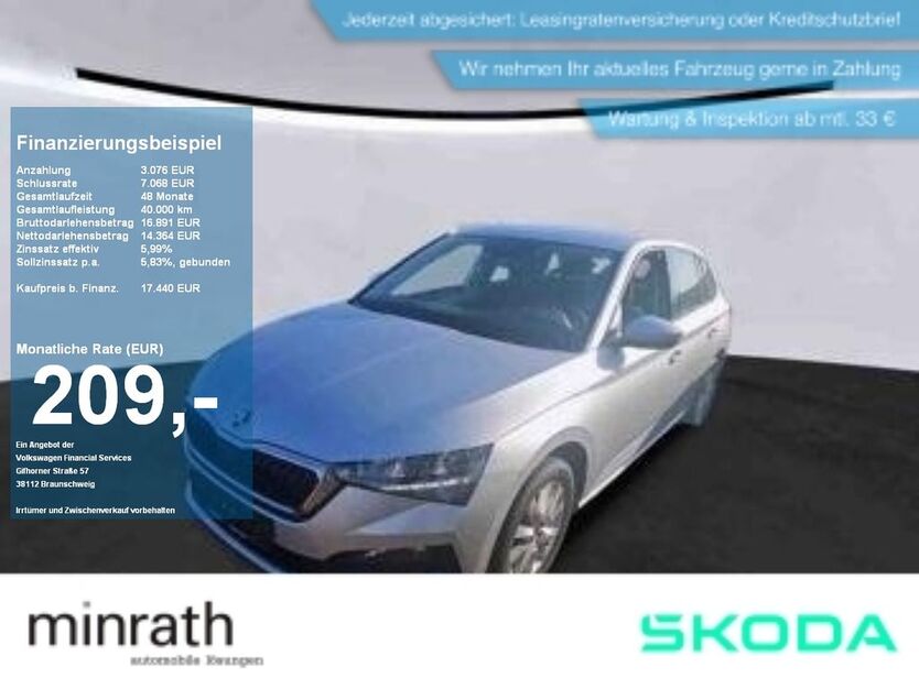 Skoda Scala 81.804 km 17.440 € Duisburg-Rheinhausen 47226
