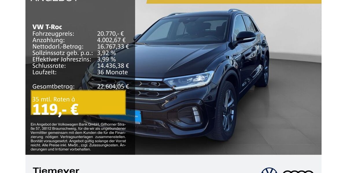 VW T-Roc 54.158 km 20.430 &euro; Gelsenkirchen 45894