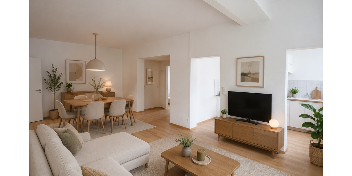 Etagenwohnung Wuppertal Arrenberg - 3 Zimmer, 78 m&sup2;, 299.000&euro; | Angebot:27000121