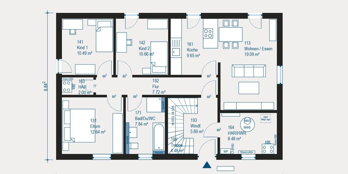 Individuell gestaltetes Mehrfamilienhaus in Schwerte - Flexibles Wohnen mit allkauf Sicherheiten - Mehrfamilienhaus, Wohnhaus Schwerte | Angebot:27428344