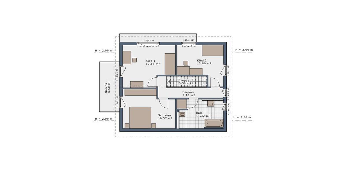 Einfamilienhaus Marl - 5 Zimmer, 140 m&sup2;, 1.800&euro; | Angebot:26665370