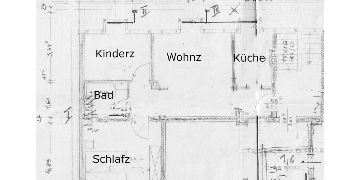 schöne 3 Zimmer DG Wohnung mit 50qm, renoviert 3 zimmer