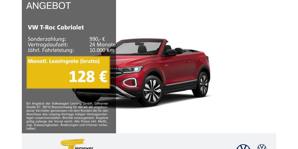 VW T-Roc 20.172 km 22.880 &euro; Marl 45770
