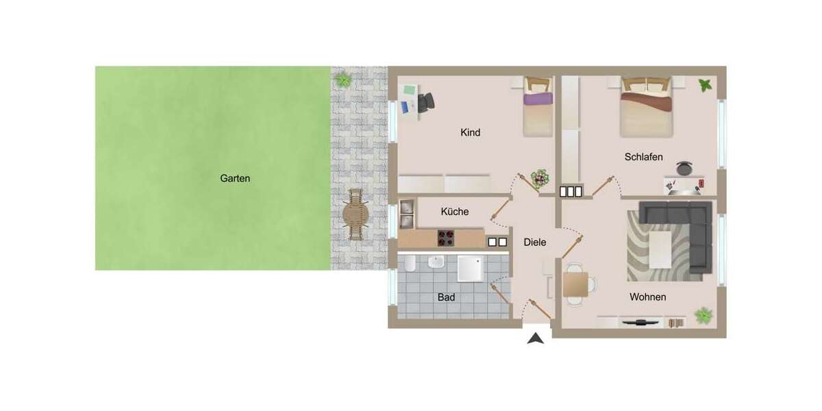 Wohnung zum Kaufen in Herne 109.000 € 67 m² 3 zimmer