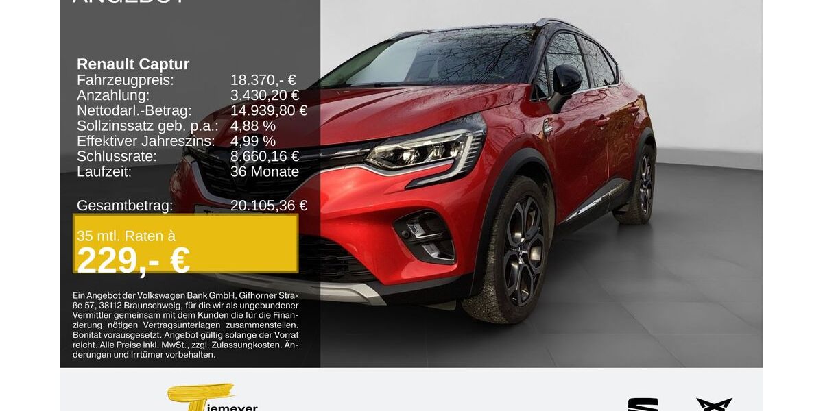Renault Captur 48.213 km 17.980 &euro; Gelsenkirchen OT Beckhausen 45899