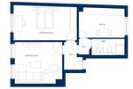 Etagenwohnung Wuppertal Elberfeld - 2 Zimmer, 57 m&sup2;, 159.500&euro; | Angebot:26835731