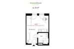 Etagenwohnung Bochum Laer - 1 Zimmer, 27 m&sup2;, 490&euro; | Angebot:23509182