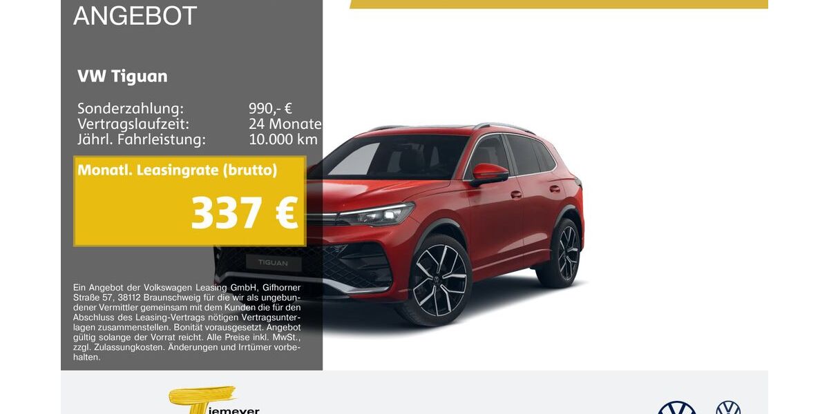 VW Tiguan 5.895 km 45.950 &euro; Marl 45770