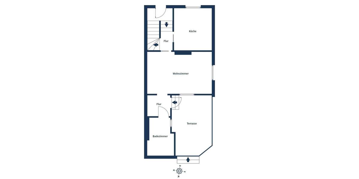 Reihenendhaus Gladbeck Schultendorf - 3 Zimmer, 78 m&sup2;, 285.000&euro; | Angebot:25051214