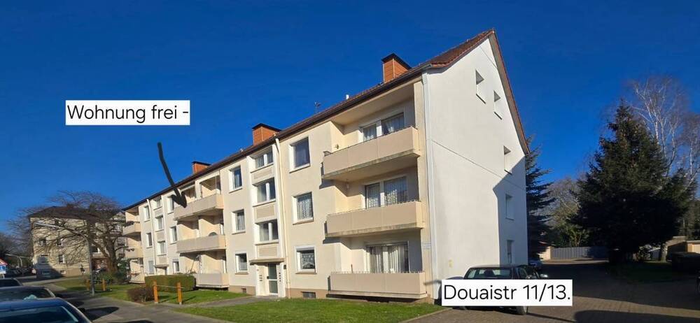 Bezugsfertige, gut aufgeteilte 2,5-Raum-Wohnung mit Balkon in ruhiger Lage von Recklinghausen