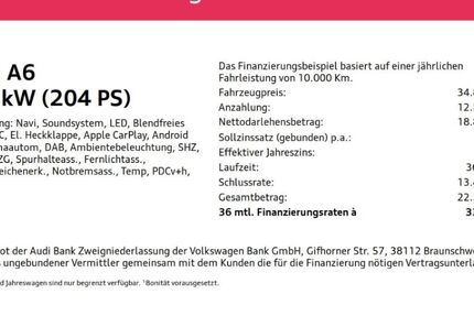 Audi A6 73.316 km 34.889 € Wuppertal 42109
