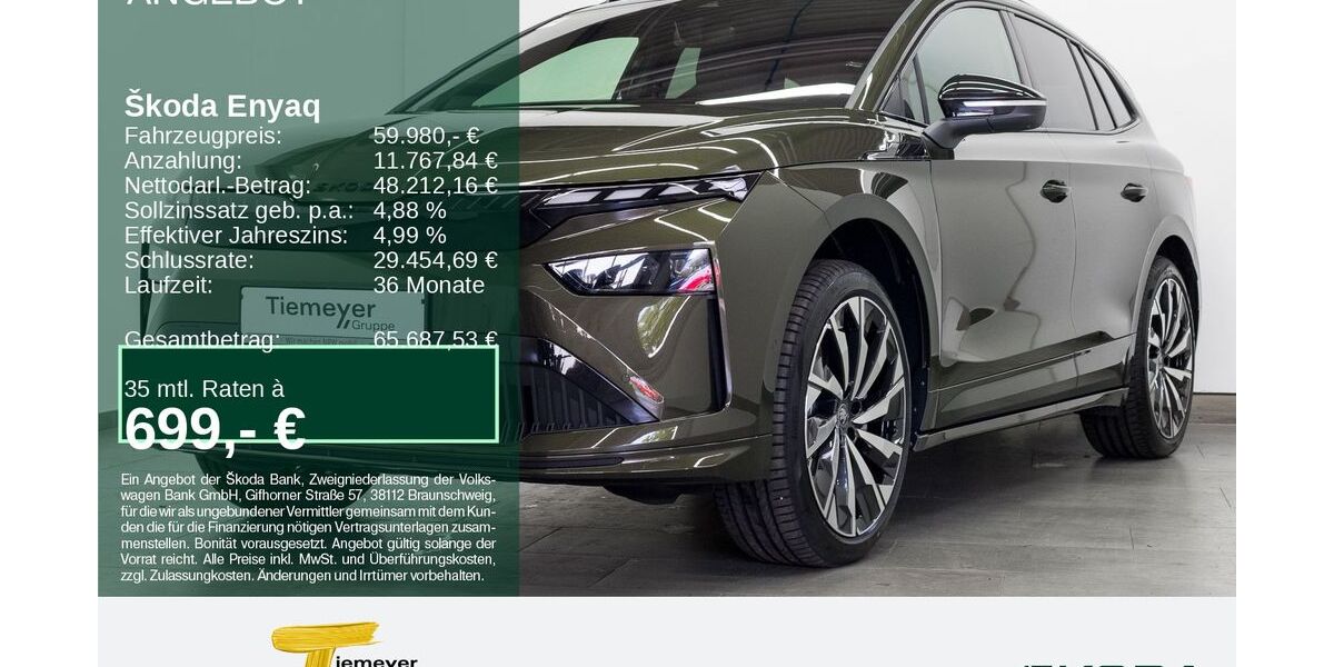 Skoda Enyaq 5.999 km 59.980 &euro; Bochum 44809