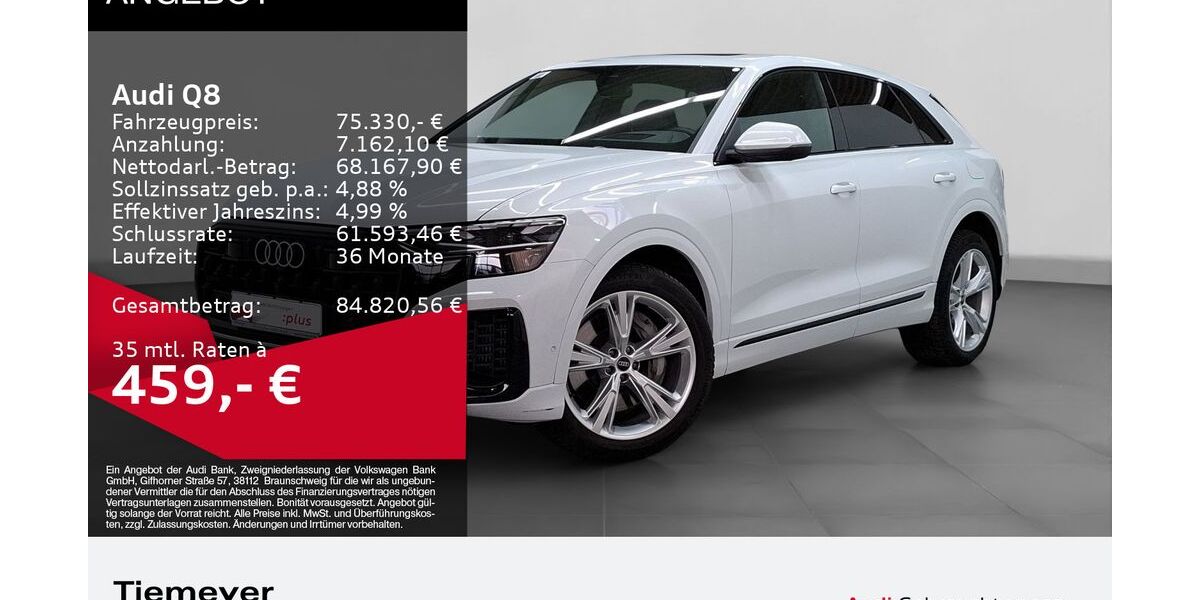 Audi Q8 21.335 km 75.330 &euro; Bochum 44809