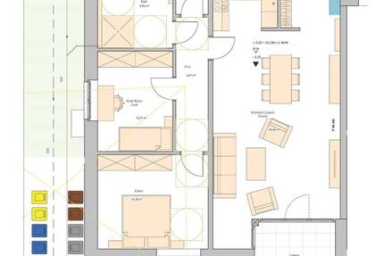 Neubau! Erdgeschoss-Wohnung mit Terrasse, Garten, Tiefgarage und Aufzug in Rhade_A2523 3 zimmer