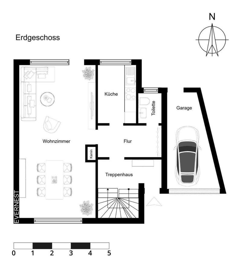 Charmante Doppelhaushälfte mit Potenzial - Essen-WerdenFischlaken 3 zimmer