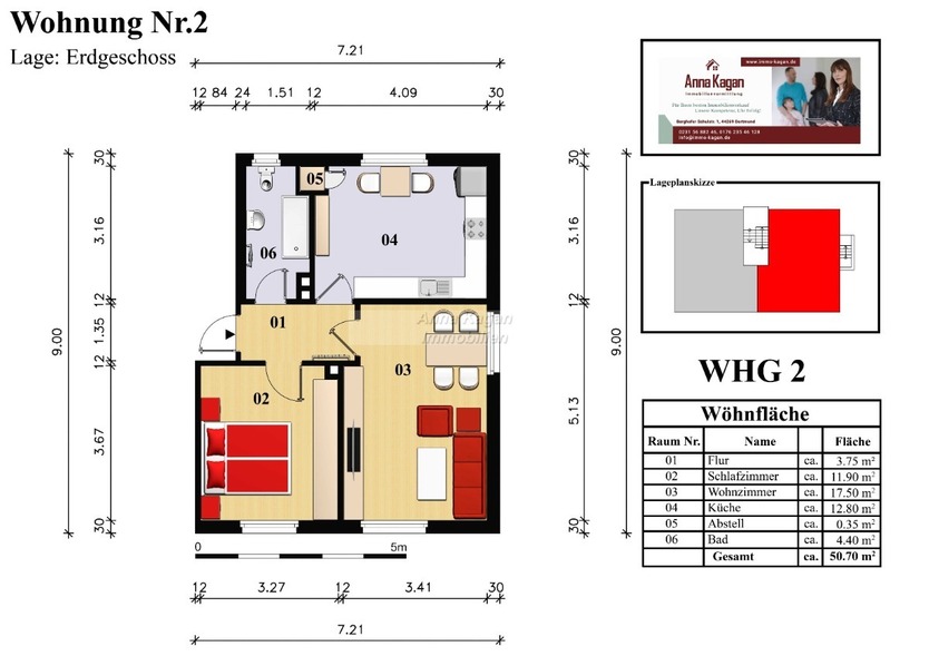 Zwei Wohnungen in einem Paket – Erdgeschoss & Dachgeschoss in Schwerter Westhofen 2 zimmer