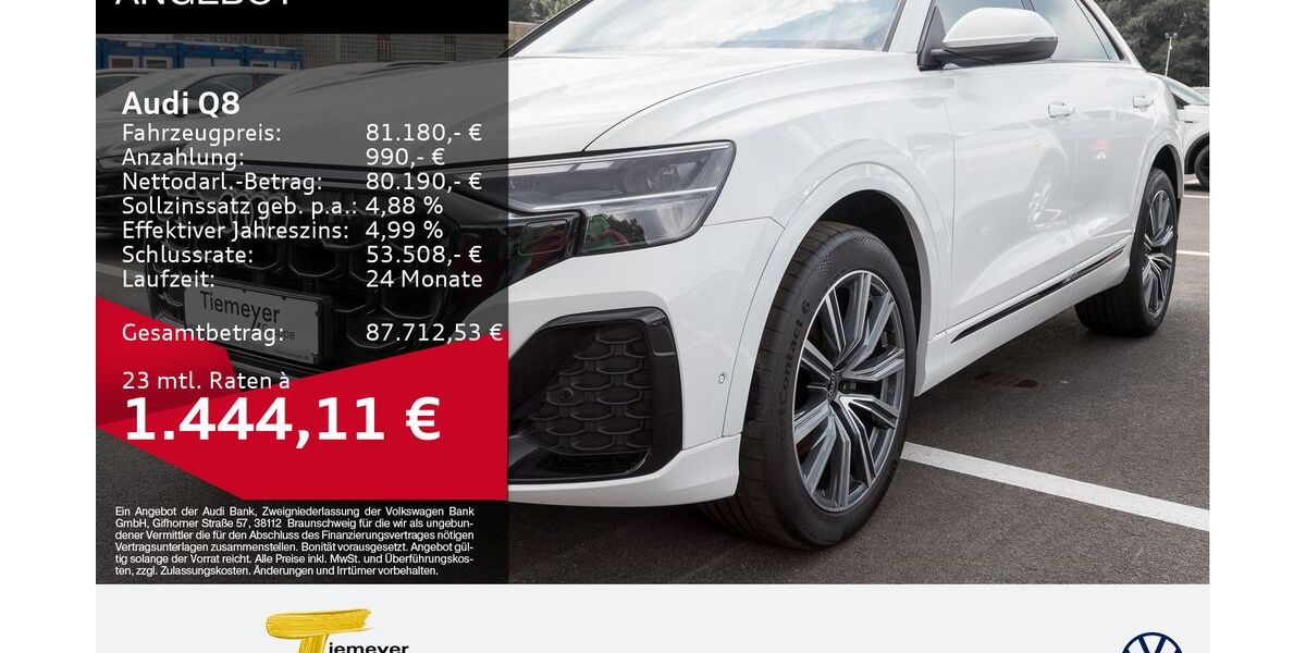 Audi Q8 25.056 km 74.860 &euro; Bochum 44892