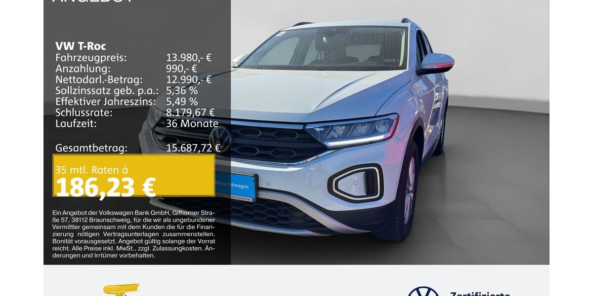 VW T-Roc 121.012 km 13.460 &euro; Oberhausen 46047