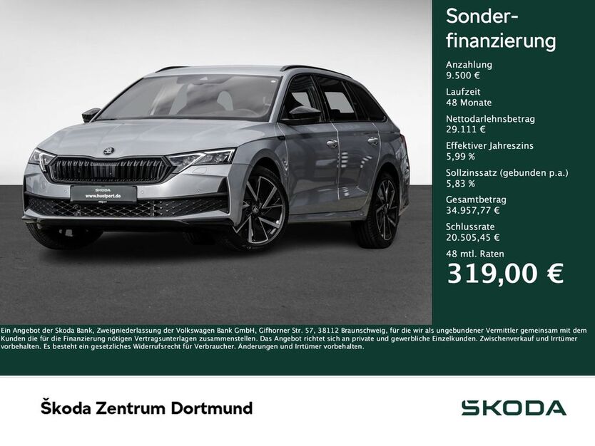 Skoda Octavia 9.900 km 38.611 € Dortmund 44309