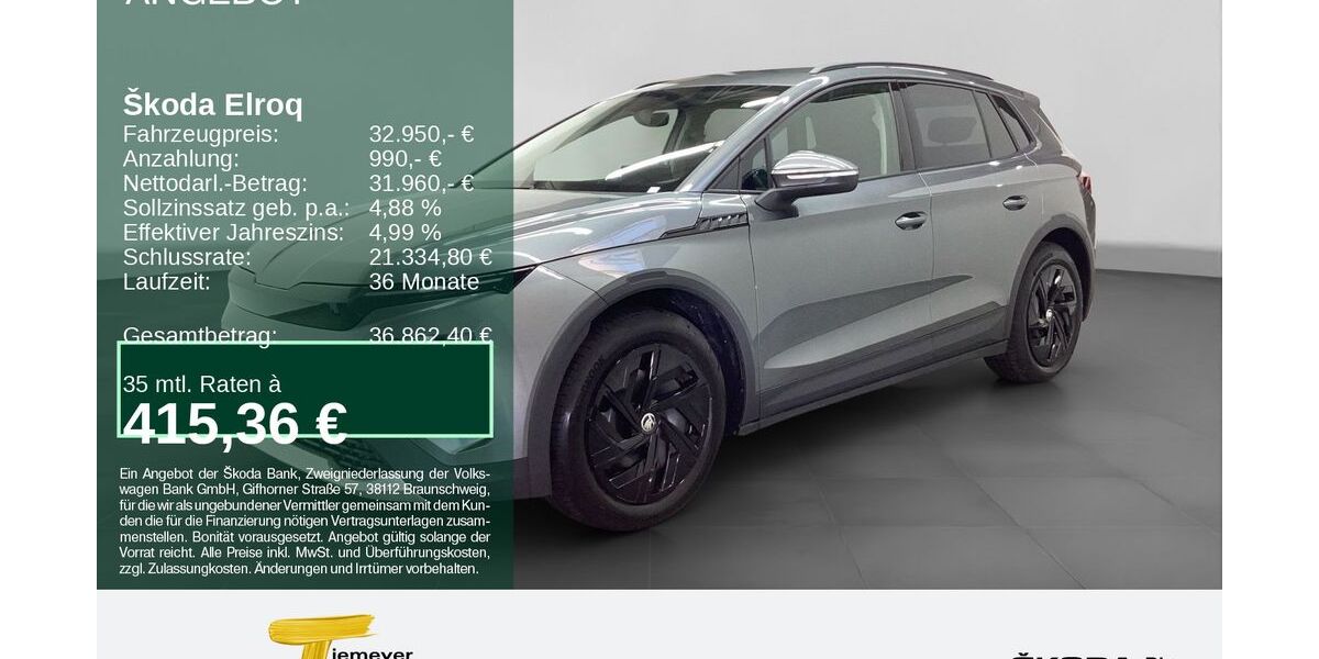 Skoda Elroq 3.498 km 32.480 &euro; Bochum 44809