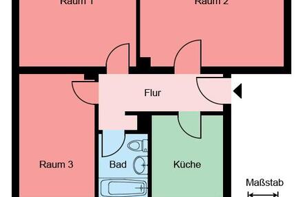 Kleines Haus mit neuem BAD - 3-Zimmer-Wohnung in Castrop-Rauxel Merklinde zimmer