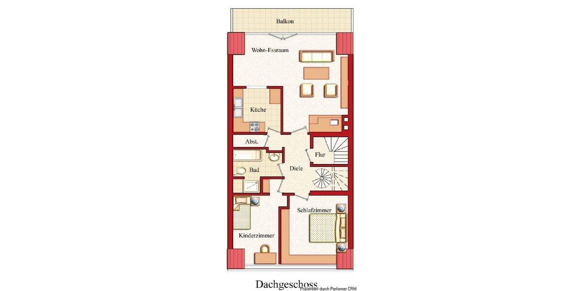 Etagenwohnung Dortmund Hombruch - 4 Zimmer, 76 m&sup2;, 240.000&euro; | Angebot:24437170
