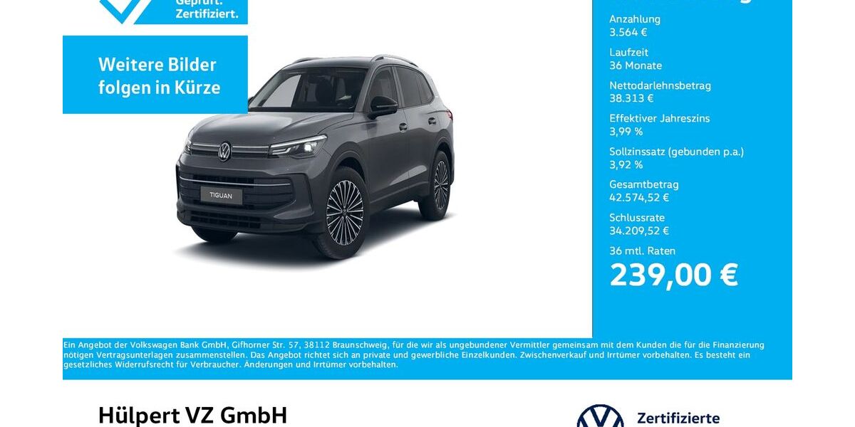 VW Tiguan 12.457 km 41.488 &euro; Dortmund 44141