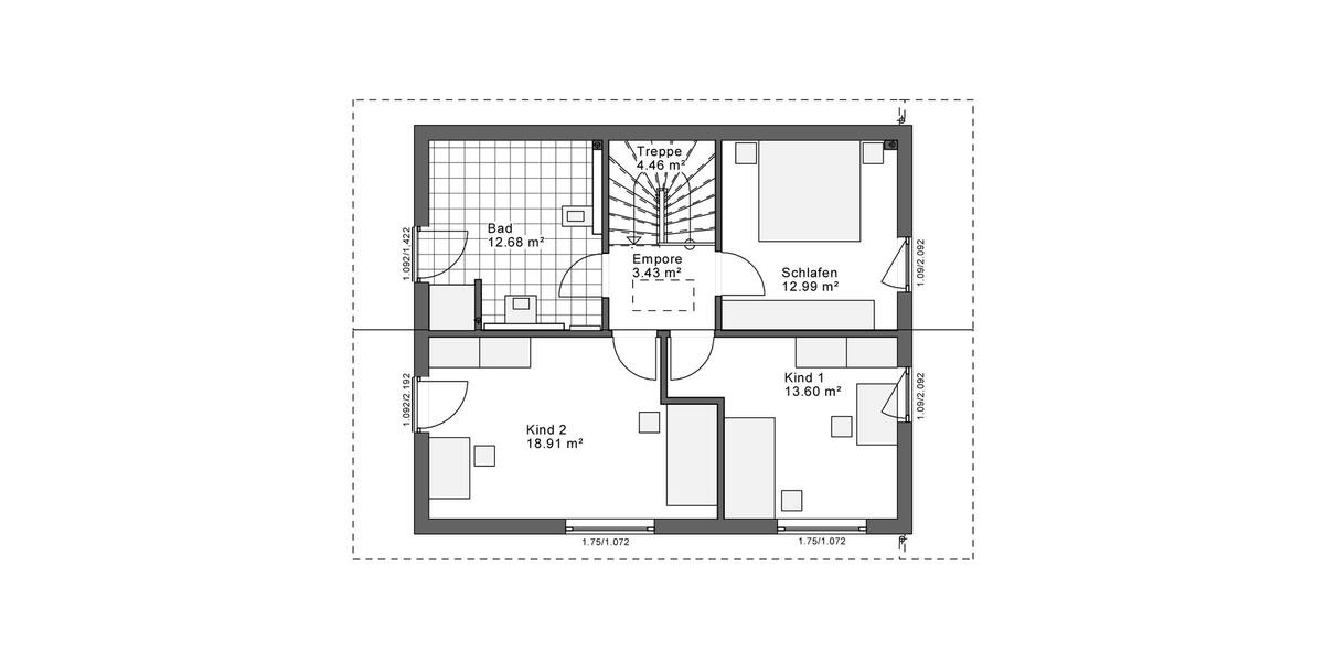 Einfamilienhaus Ennepetal - 3 Zimmer, 132 m&sup2;, 1.600&euro; | Angebot:26663217