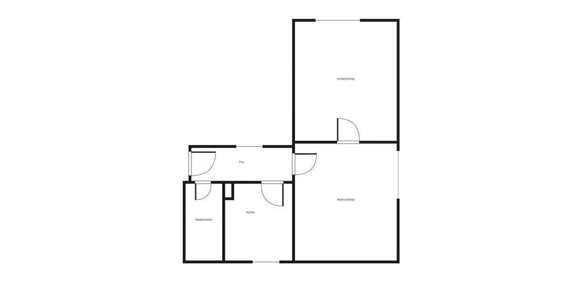 Etagenwohnung Bochum Bochum-Südwest - 2 Zimmer, 46 m&sup2;, 385&euro; | Angebot:25154493