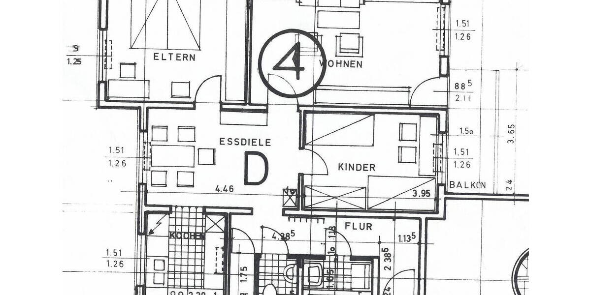 Etagenwohnung Gevelsberg Berge - 3 Zimmer, 81 m&sup2;, 815&euro; | Angebot:26686218
