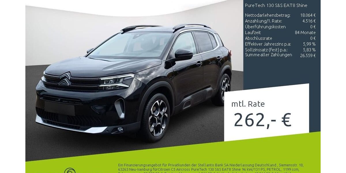 Citroen C5 Aircross 36.754 km 22.580 &euro; Dortmund 44263