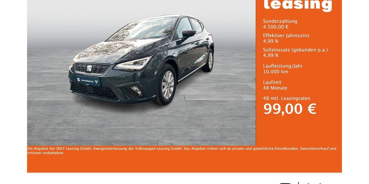 Seat Ibiza 1.990 km 21.922 &euro; Dortmund 44269