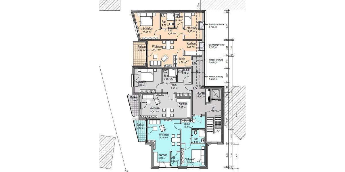 Traumhaft, mit Südbalkon... 2 zimmer