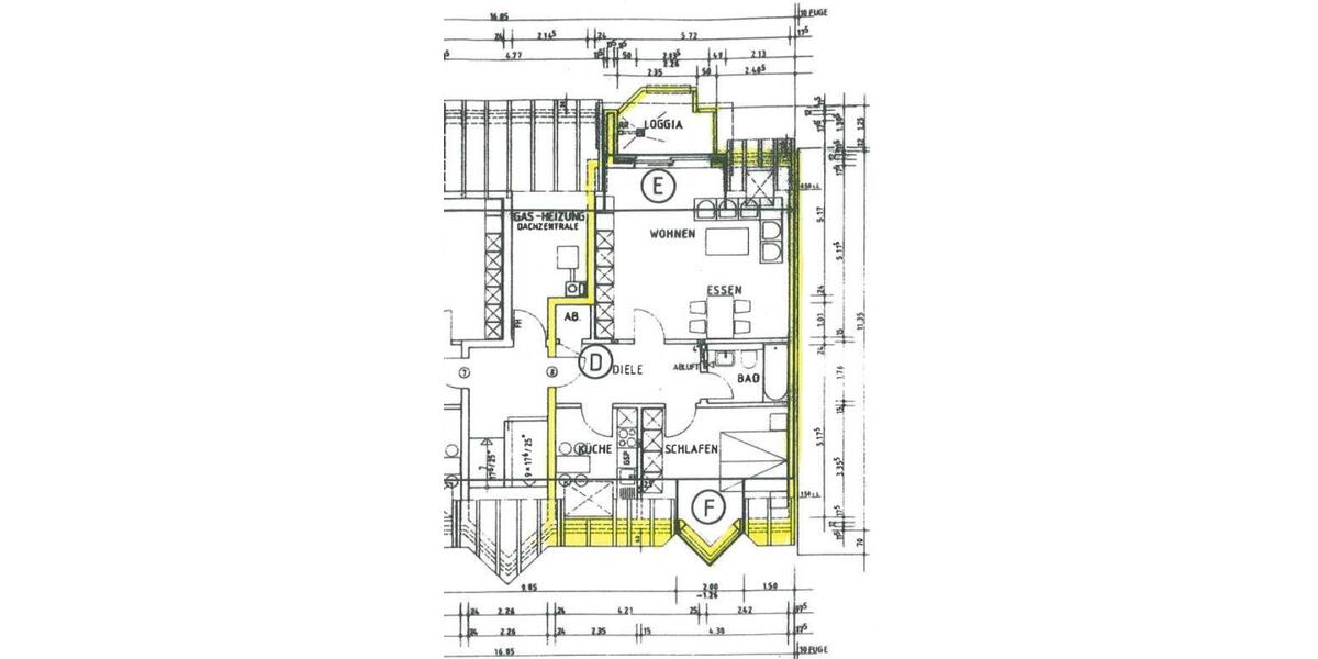 Dachgeschoßwohnung Recklinghausen Berghausen - 2 Zimmer, 64 m&sup2;, 545&euro; | Angebot:24599568