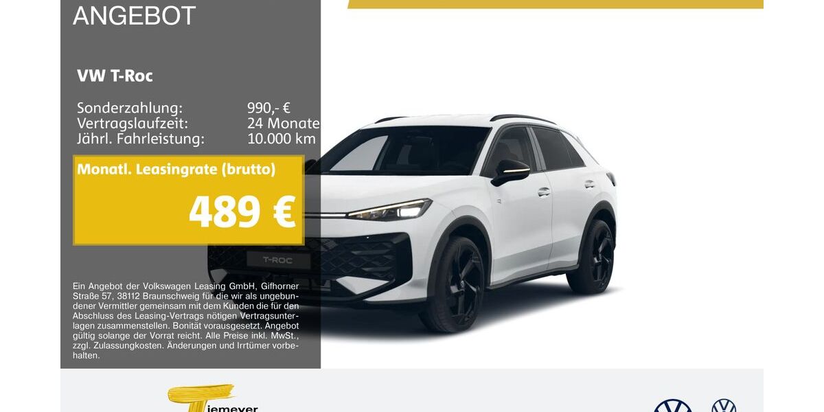 VW T-Roc 16.031 km 37.970 &euro; Marl 45770
