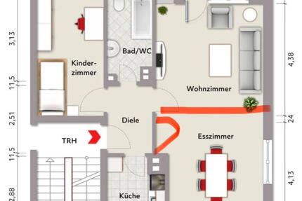 Renovierte 3 Zimmer Wohnung in Dortmund-Brackel 2 zimmer