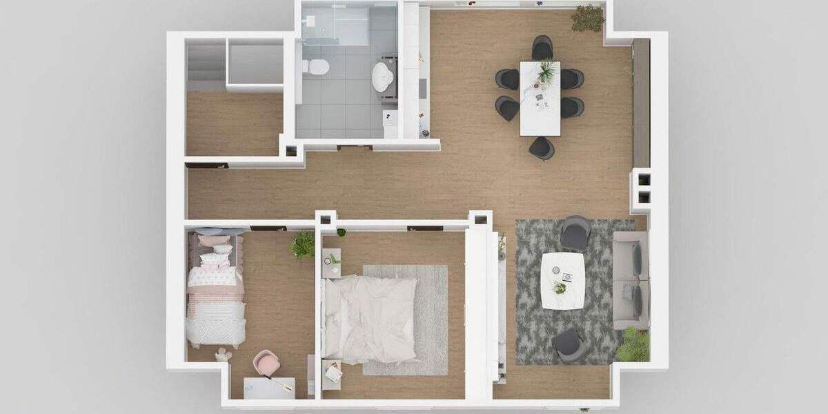 Kernsanierte Dachgeschoss Wohnung in Gelsenkirchen zum Verkauf 3 zimmer