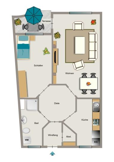 Im besten Alter eine Wohnung bei VIVAWEST - Wohnen ab 60. 2.5 zimmer