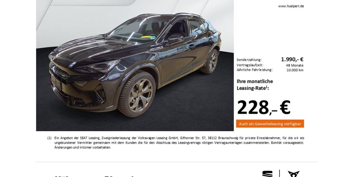 Cupra Formentor 17.229 km 32.370 &euro; Dortmund 44269