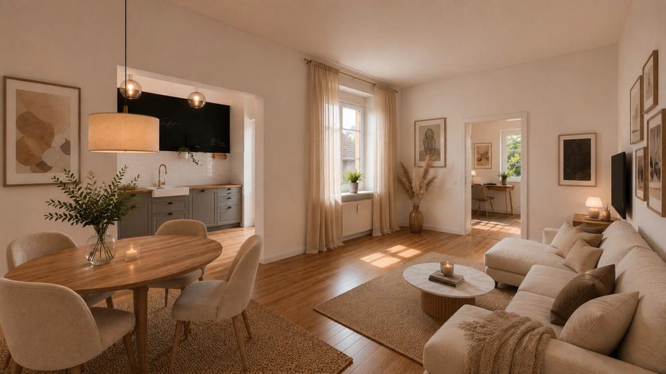 Etagenwohnung Bochum - 3 Zimmer, 76 m&sup2;, 209.000&euro; | Angebot:26945414