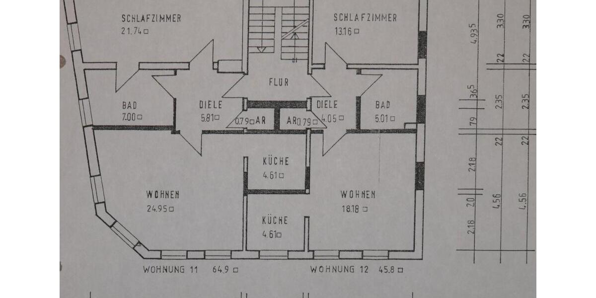 Etagenwohnung Gelsenkirchen Erle - 2 Zimmer, 46 m&sup2;, 239&euro; | Angebot:26692799
