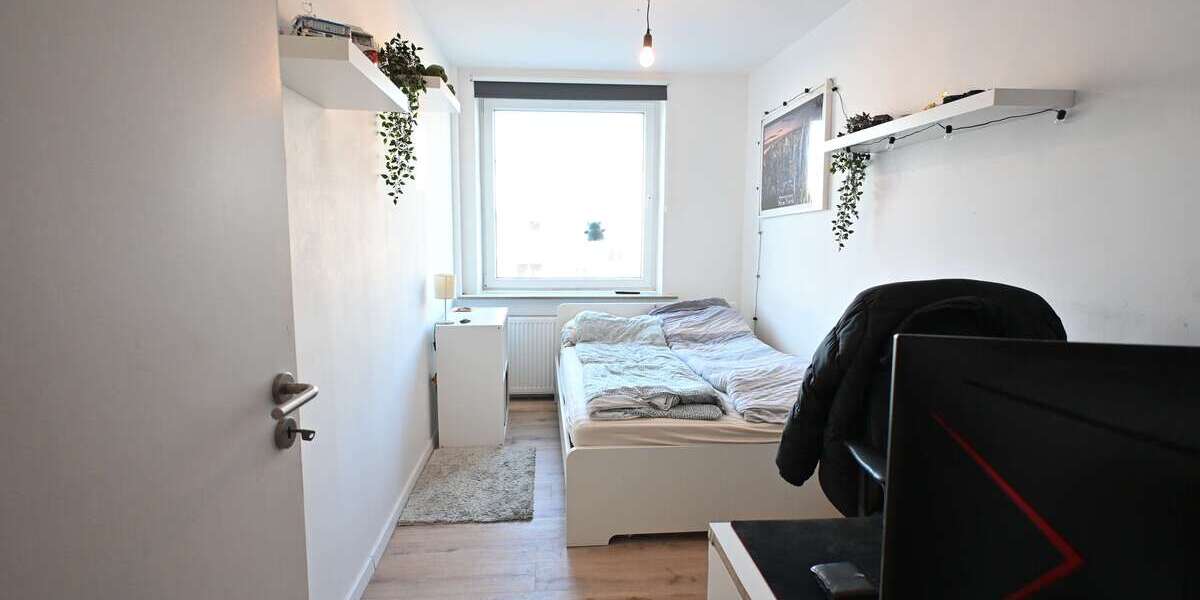 Etagenwohnung Bochum Innenstadt - 3 Zimmer, 82 m&sup2;, 870&euro; | Angebot:25798170