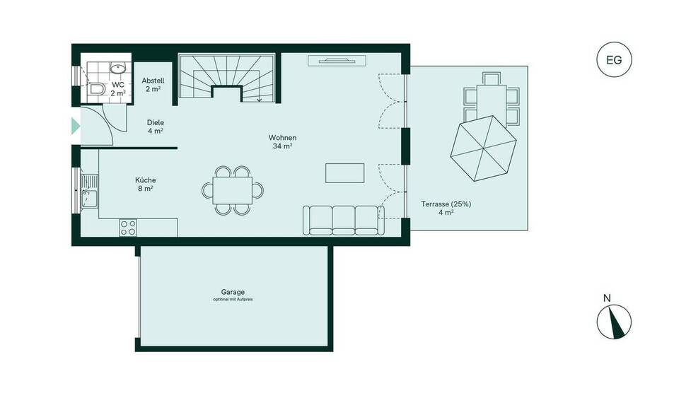 Doppelhaus mit zusätzlichem Zimmer in Bergkamen 5 zimmer