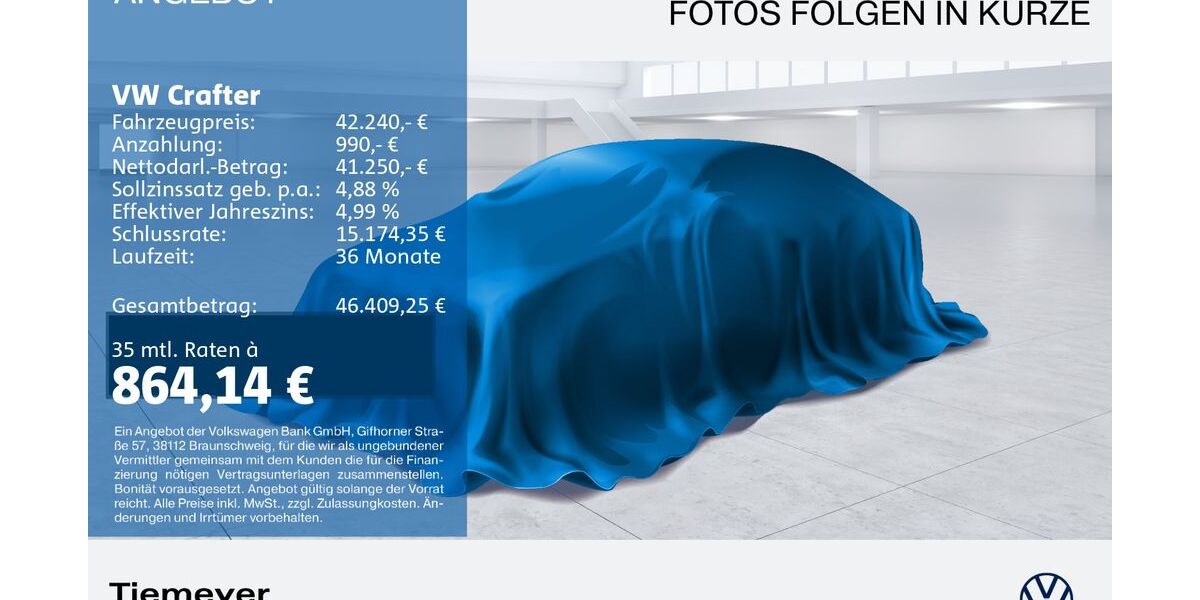 VW Crafter 70.992 km 41.490 &euro; Gelsenkirchen 45888