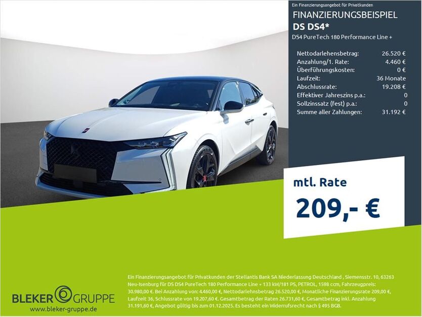 DS Automobiles DS4 13.978 km 30.980 € Dortmund 44263