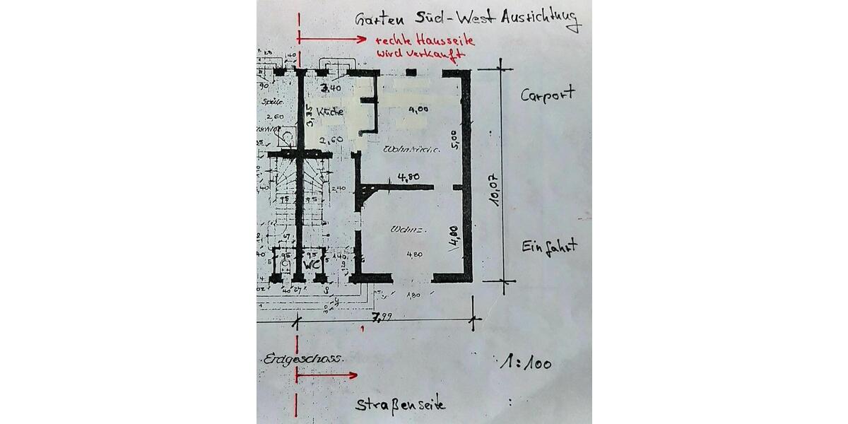 Doppelhaushälfte mit viel Platz und großem Garten ohne Provision 5 zimmer